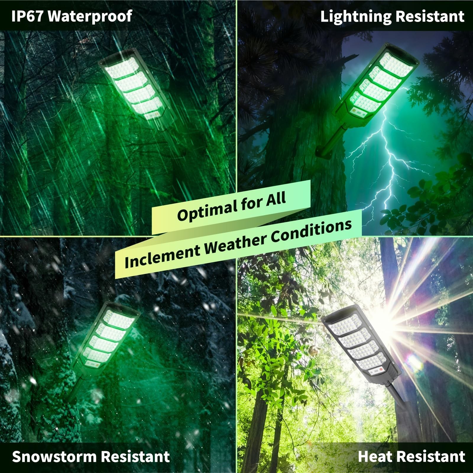 High-Intensity 16000LM Green Hunting Light with Motion Sensor & Remote Control -