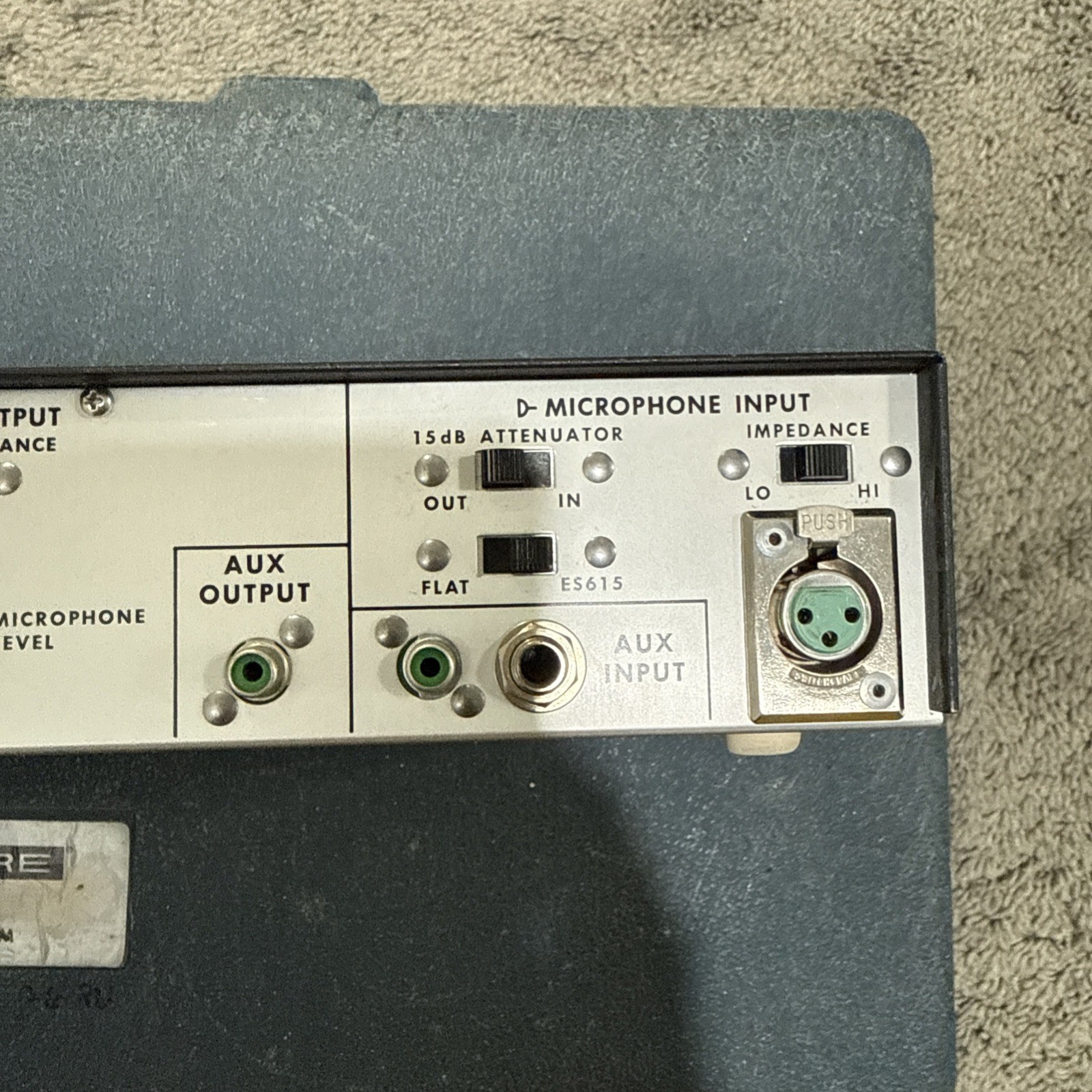 Shure Equalization Analyzer System Feedback Controller M615 With Case Vintage