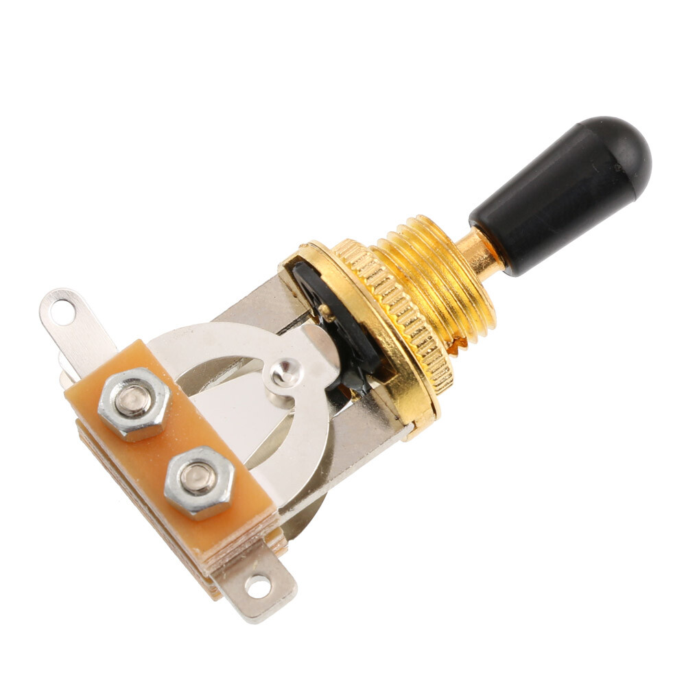 10PCS Gold Deluxe 3-Way Guitar Pickup Selector Switch Guitar Toggle Switch