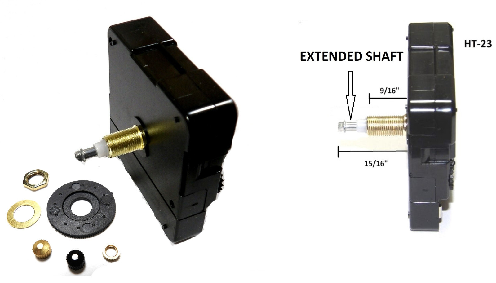 3-pc Set Of Long Hands with High torque Movements, Holiday Sale, Wall Clocks