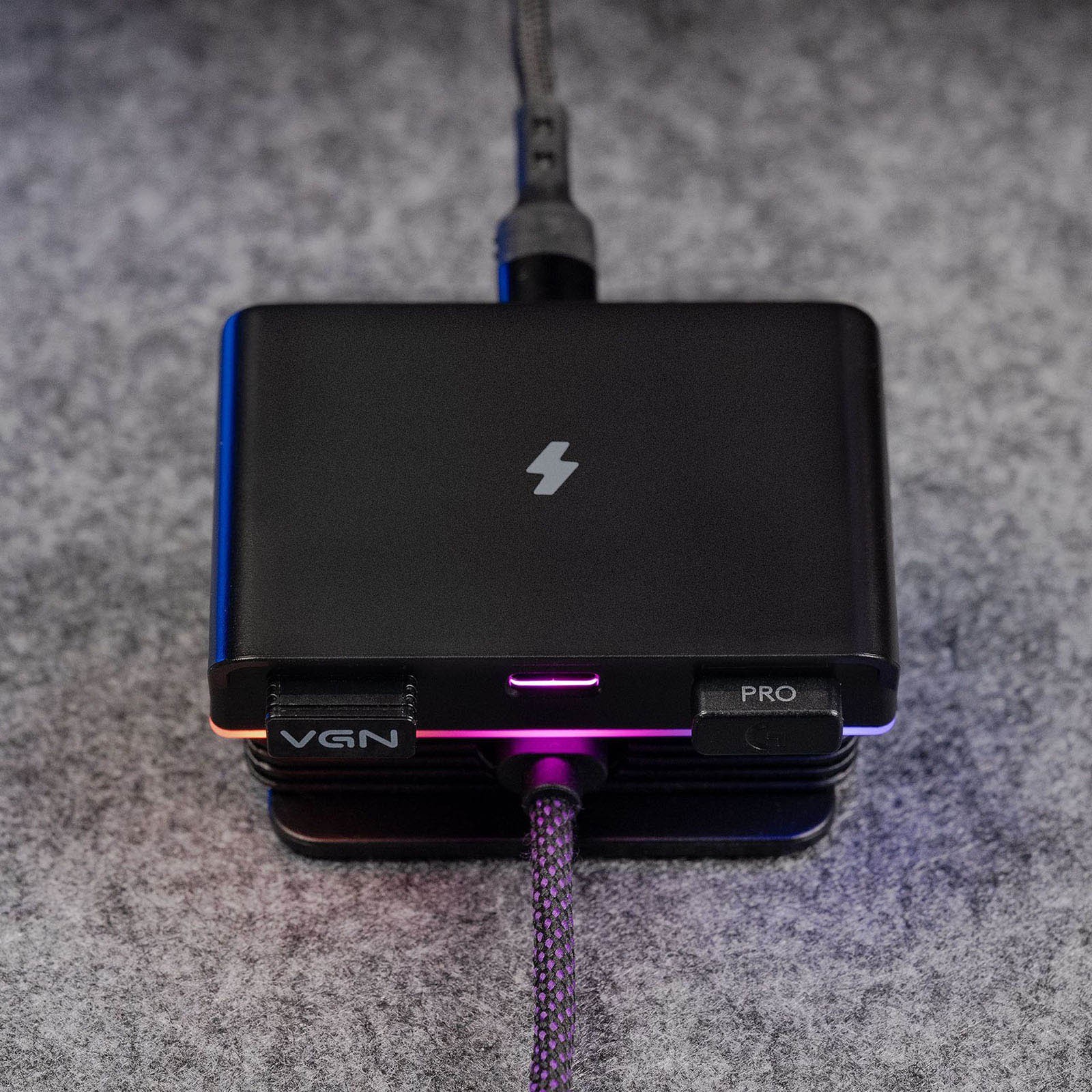 Magnetic Charging Dock 2*USB2.0 Ports For Mouse&Keyboard For Logitech For Razar
