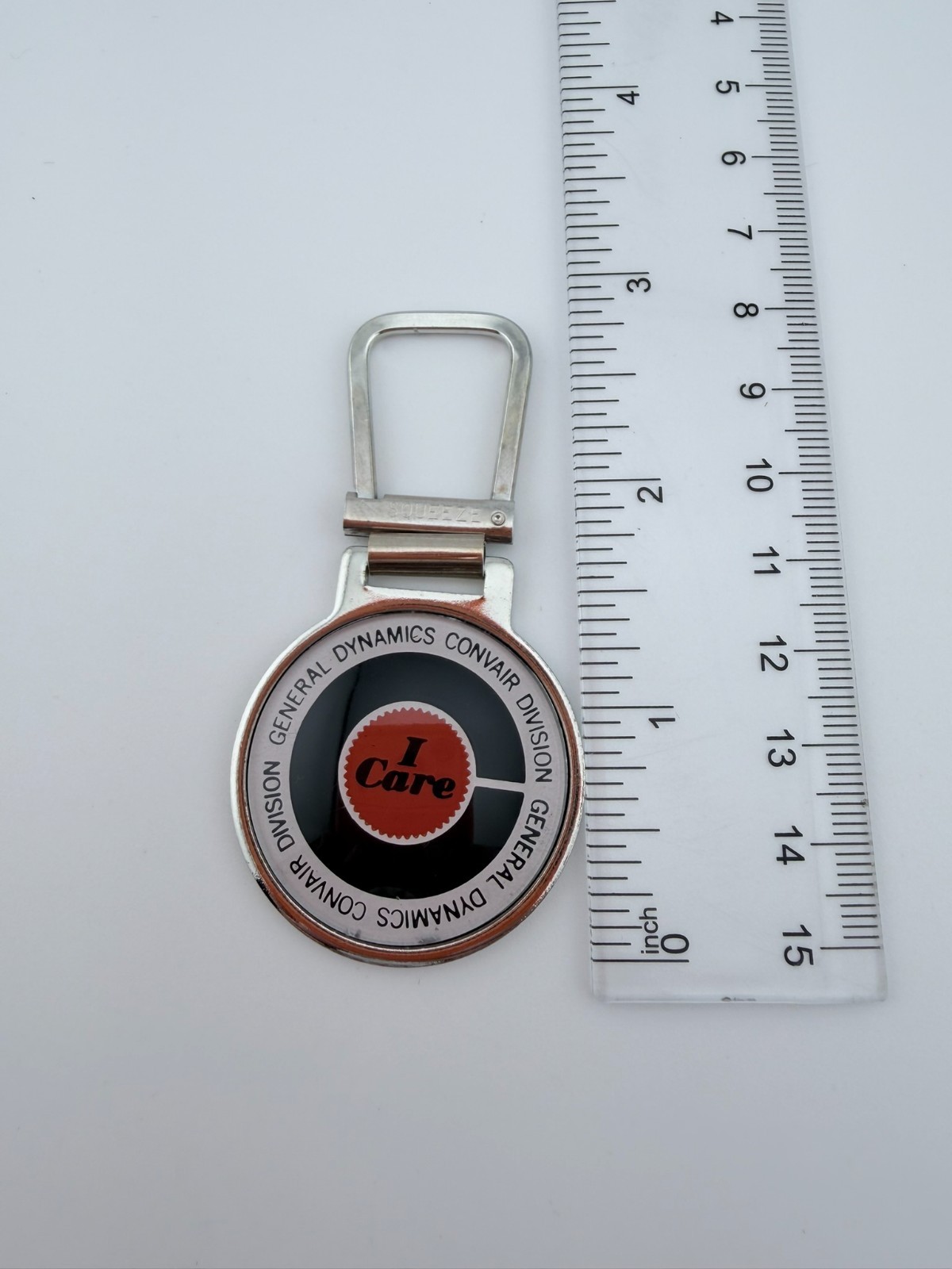 General Dynamics Convair Division I Care Key Chain
