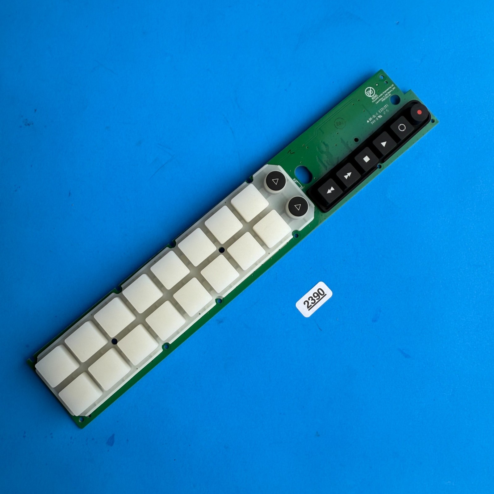 NOVATION LunchKey 25 MK2 Part: Drum Trigger Conductive Pad & Transport PCB Board