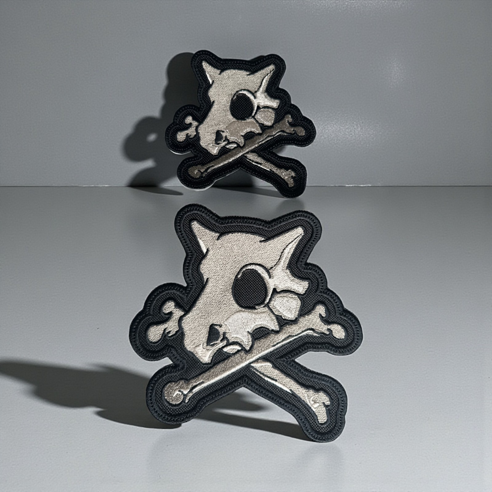 Cubone Skull Embroidery Patch Multi Sizes 4" - 6"- 13'