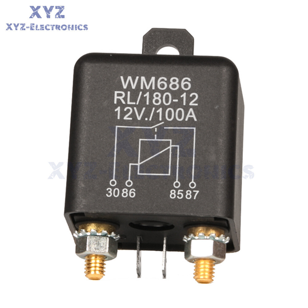 12V 24V 100A 200A 4Pin Automotive Relay Normally Open Switch Relay For Car
