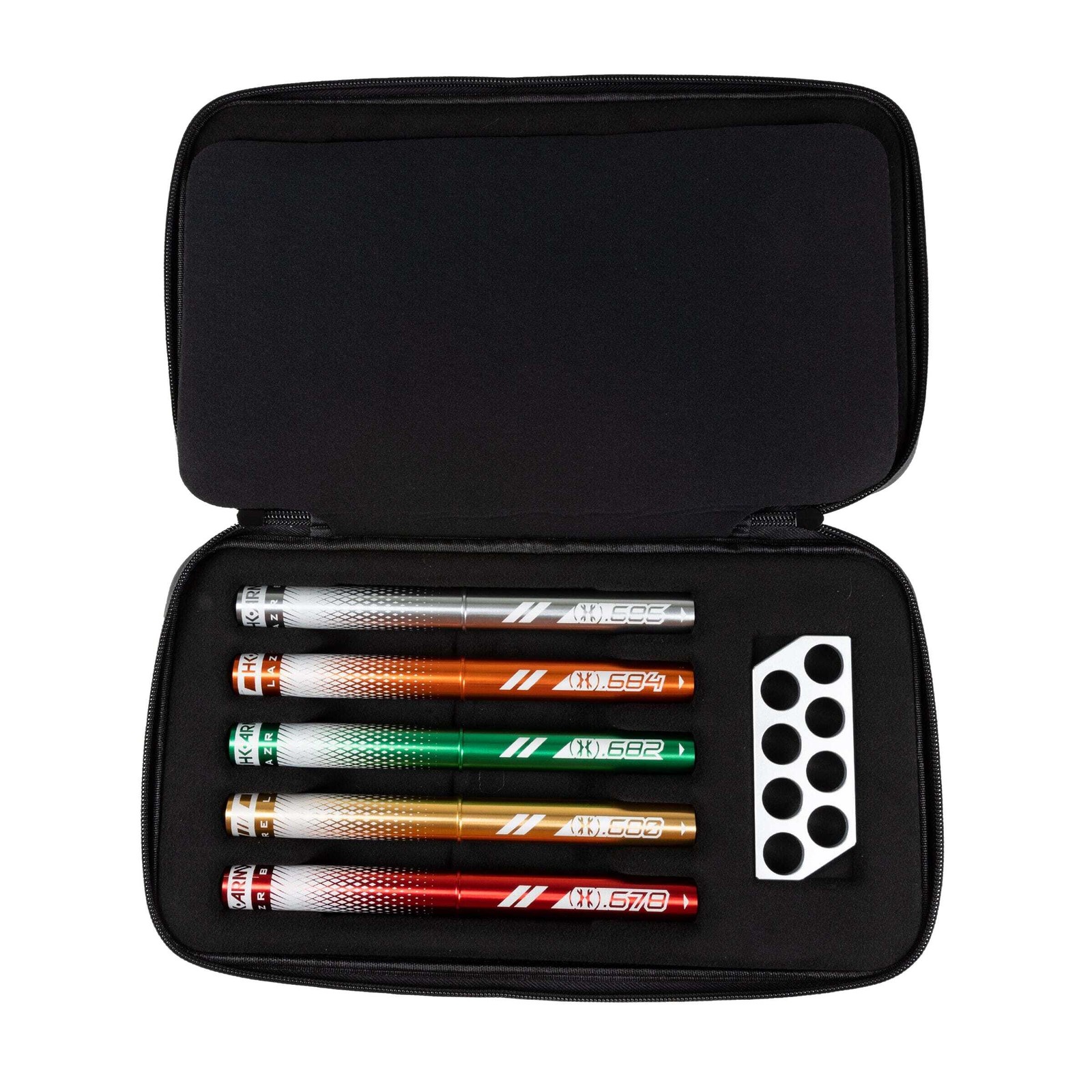 LAZR Elite Orbit Barrel Kit - 15" Dust Pewter/Colored Inserts - Cocker Threads