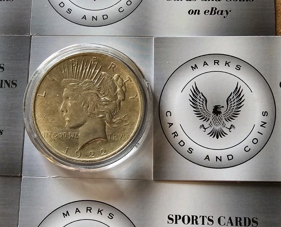 1922-P Peace Silver Dollar - 90 Percent Silver - Authentic US Mint - item 7186