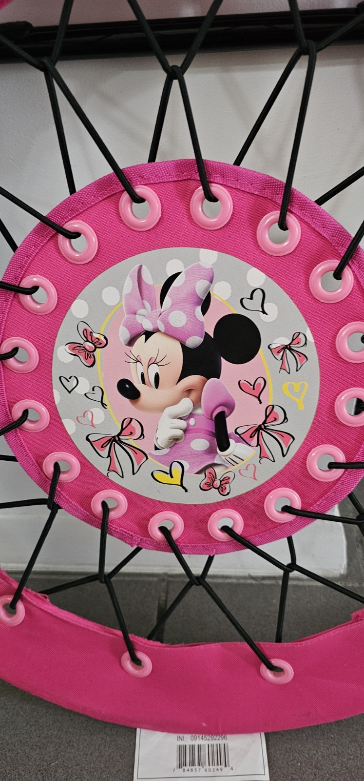 Adorable Disney 'Minnie Mouse' 19” Childrens, Kids Pink Mini-Saucer Chair.