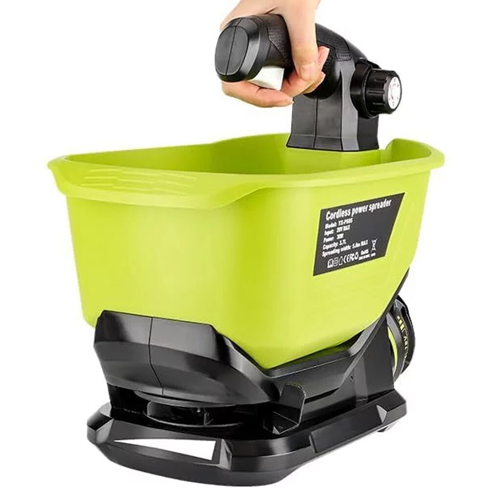 Seed Spreader for Ryobi 18V Li-ion Battery Cordless Spreader for Grass Seed 3.7L