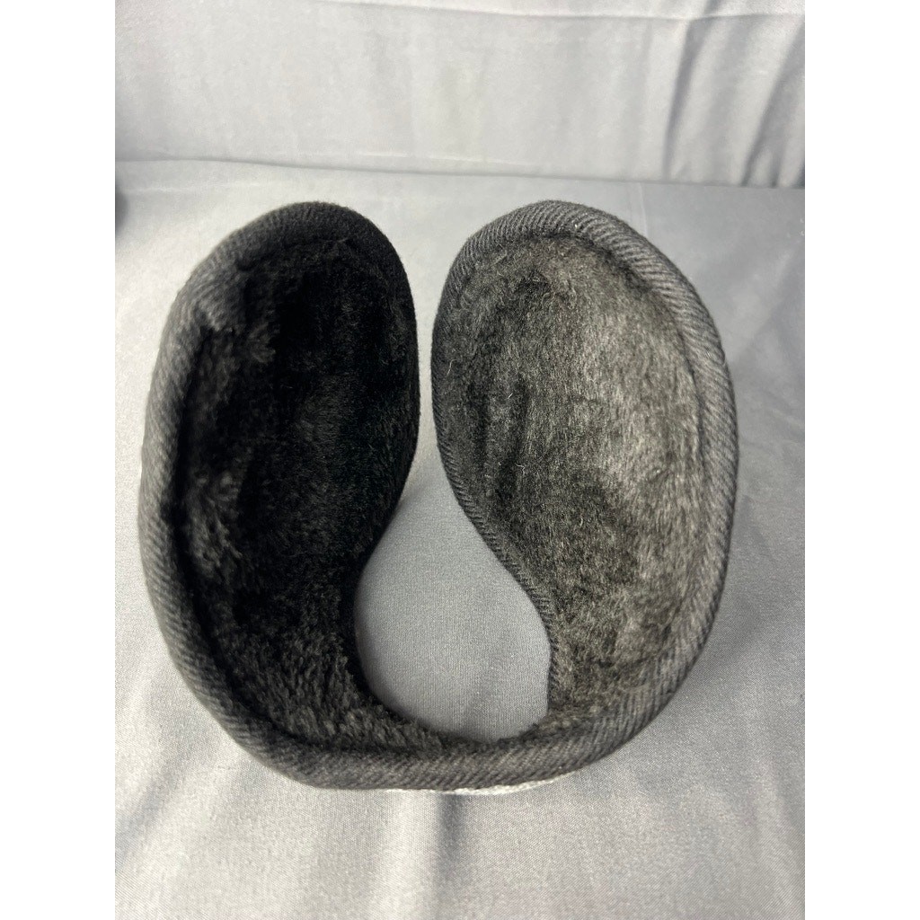 Gray Fleece Ear Muff Cuff NNT
