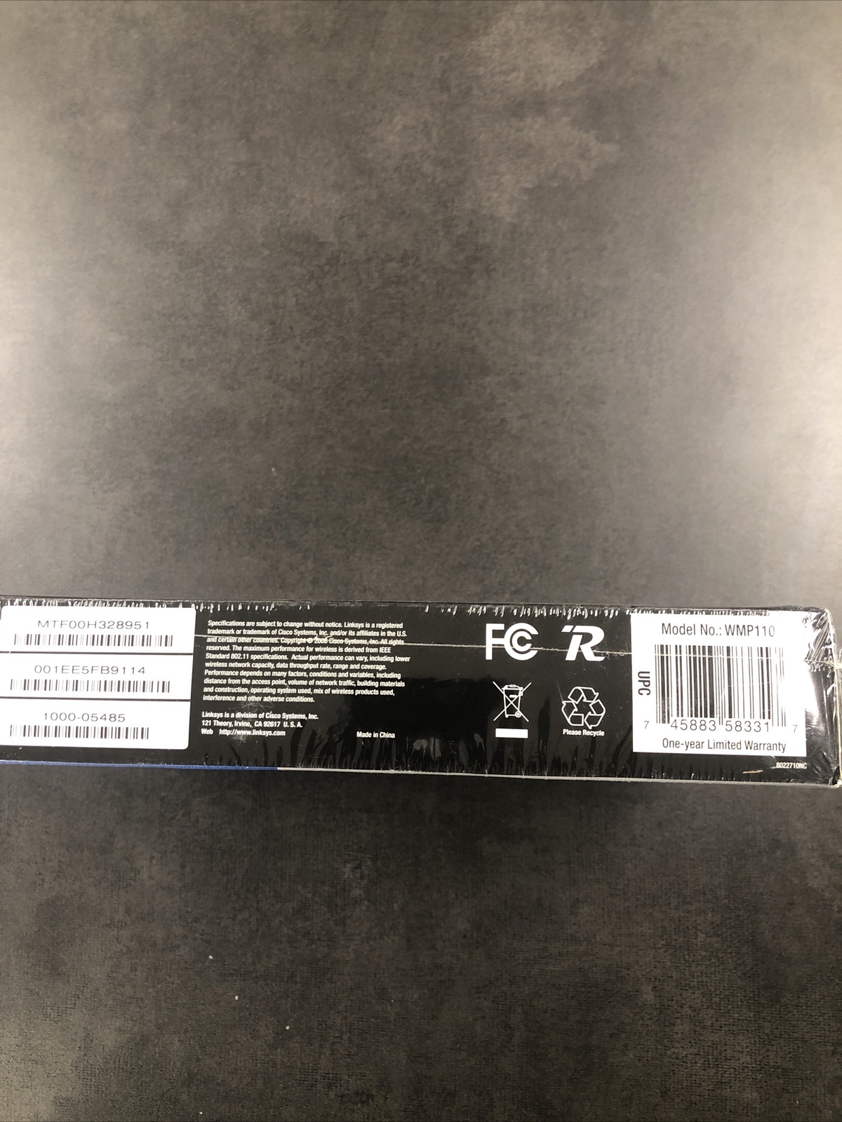 Linksys WMP110 RangePlus Wireless PCI Adapter