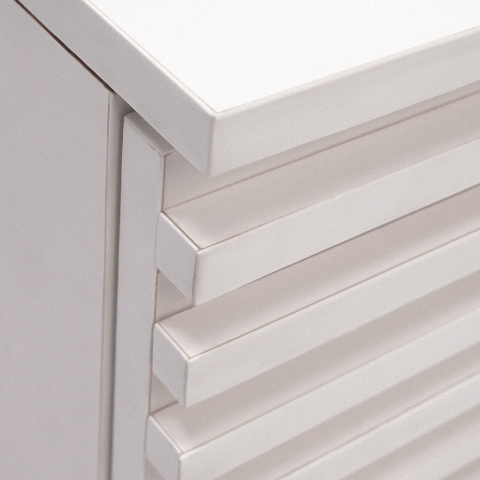 White Floating Wall Mounted Desk with Pull Out Drawer Wall Organizer 120lbs