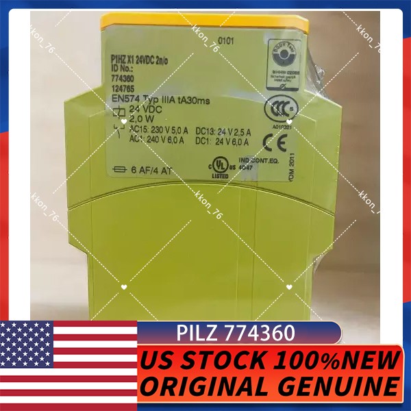 774360 1PC NEW Pilz 774360 P1HZ X1 Safety Relay 24VDC 2n/o Fast delivery