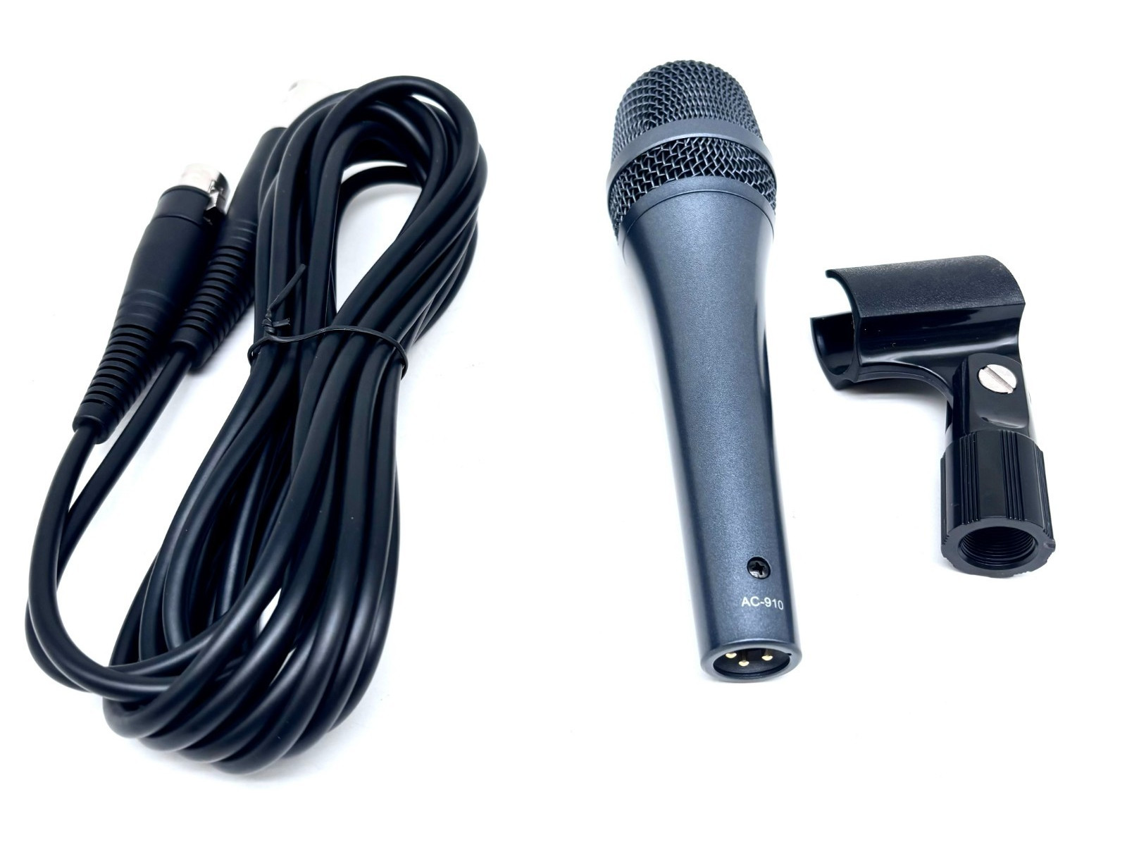 CAROL Wired Handheld Microphone w/ 14.8ft XLR Cable Model AC-910 Single Open Box