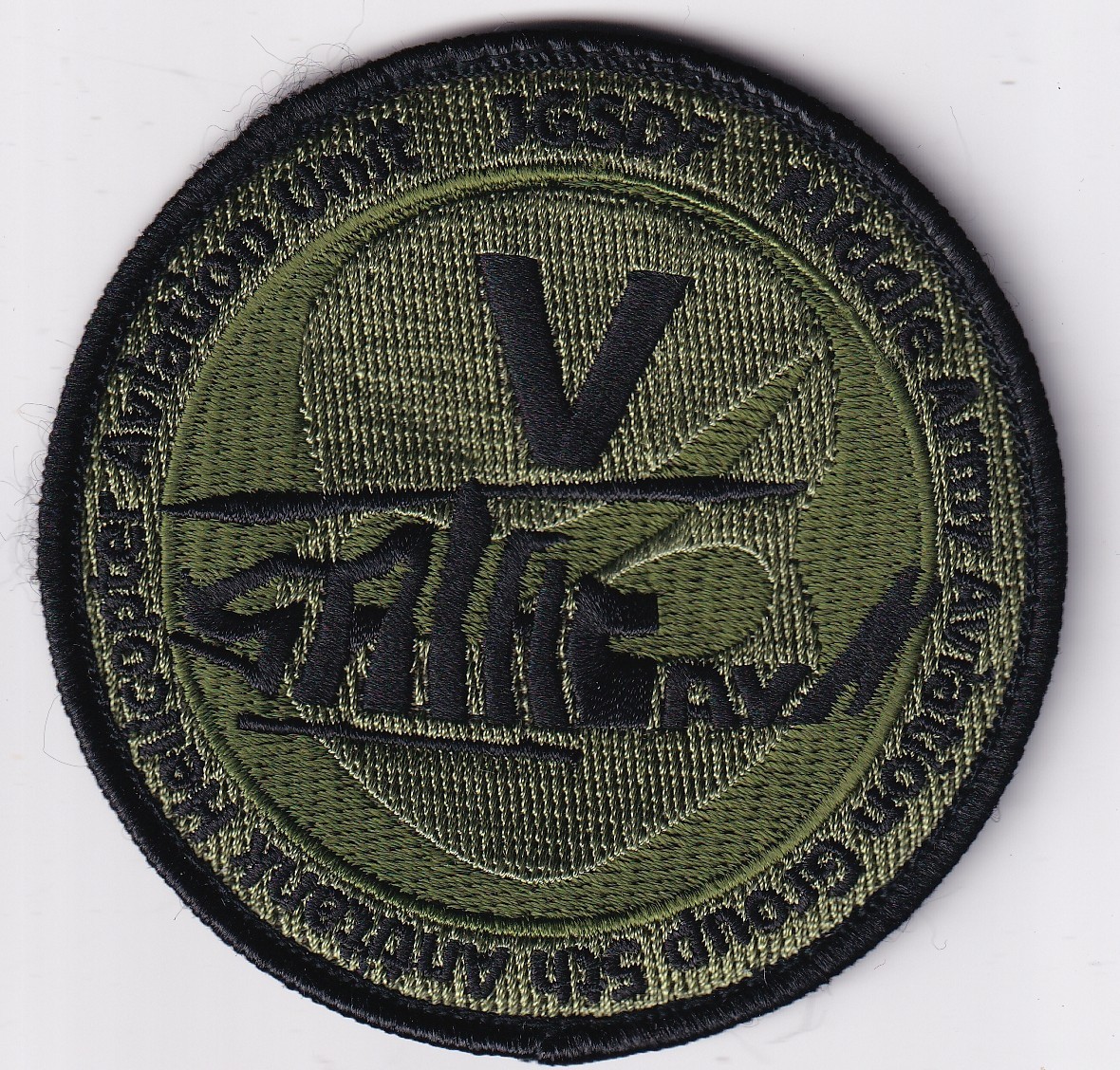 Japan JGSDF 5th Antitank Helicopter Aviation Unit patch subdued hook and loop