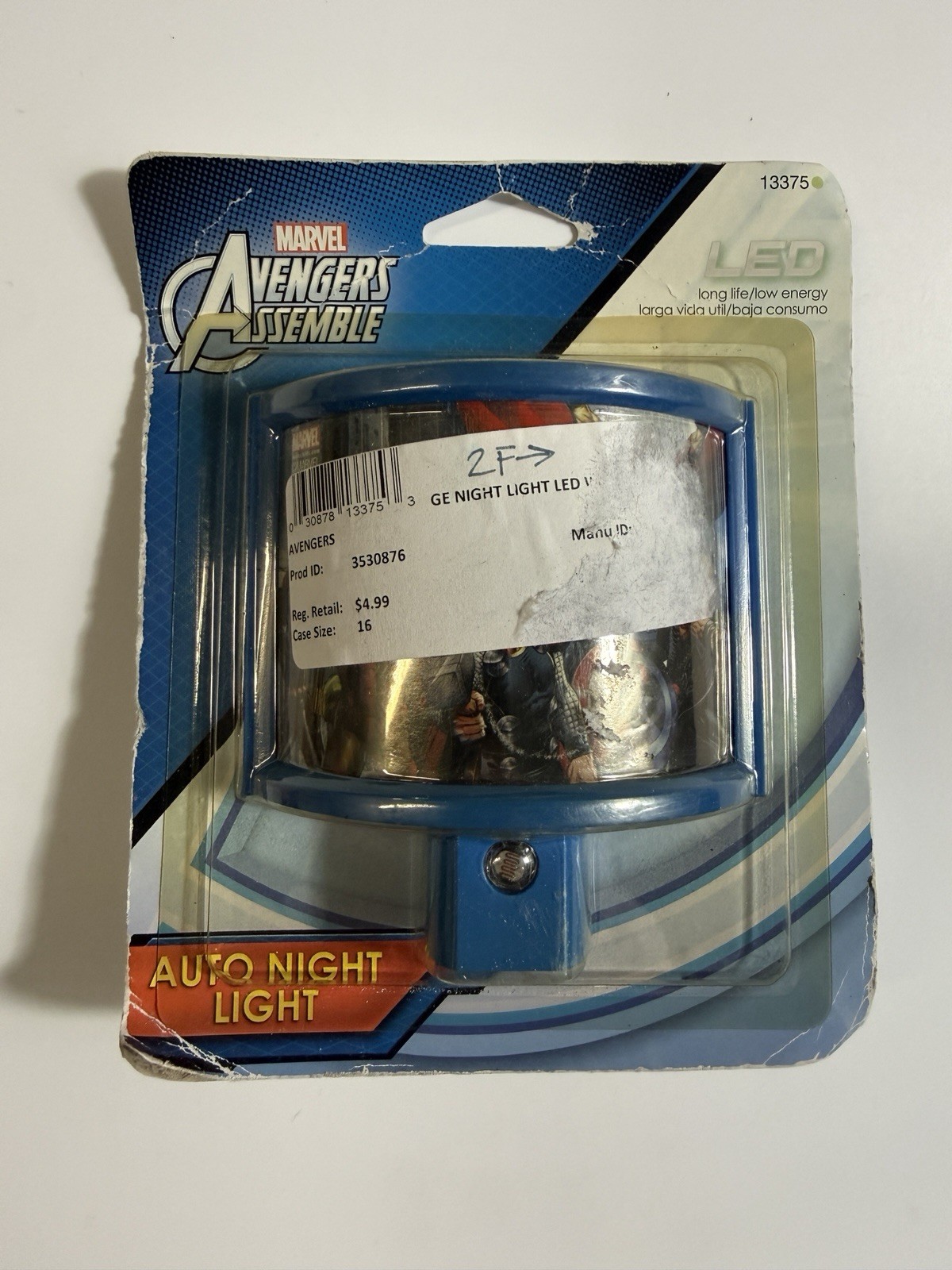 Marvel Avengers Assemble LED Night Light 13375 NEW In Package