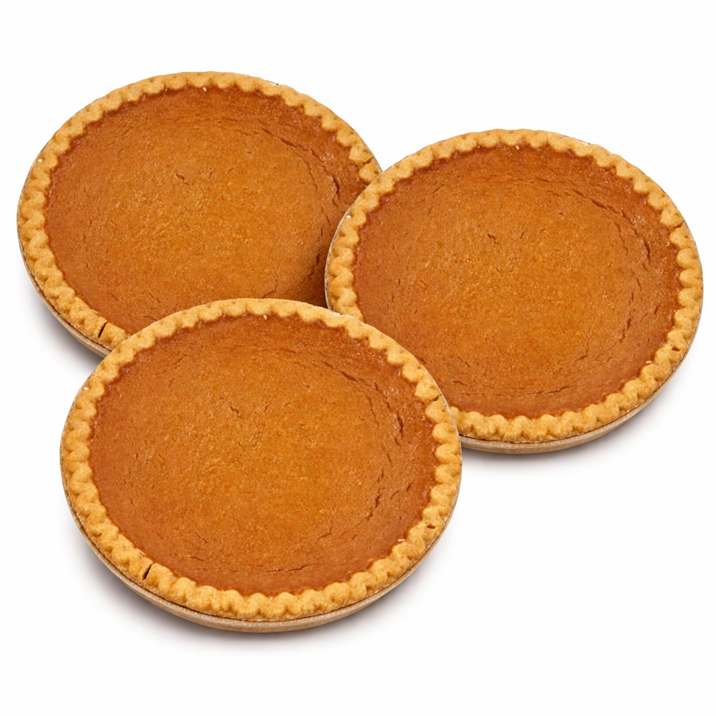 Pumpkin Pies - 9 Inch 3 Pack Homemade Style Dessert - Freshly Baked