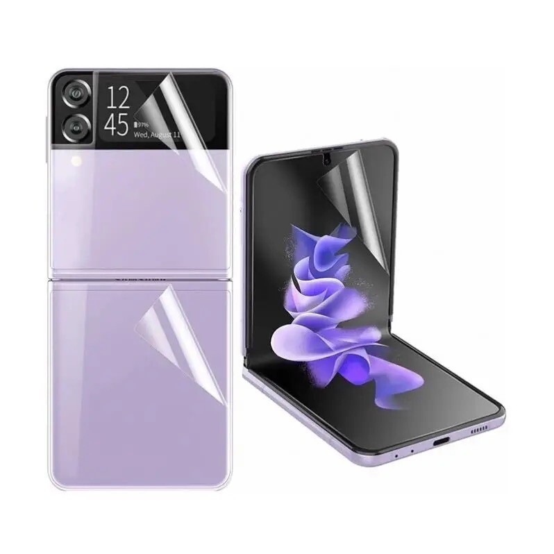 For Samsung Galaxy Z Flip 6/5/4/3/1 Hydrogel Front+Inside+Hinge Screen Protector