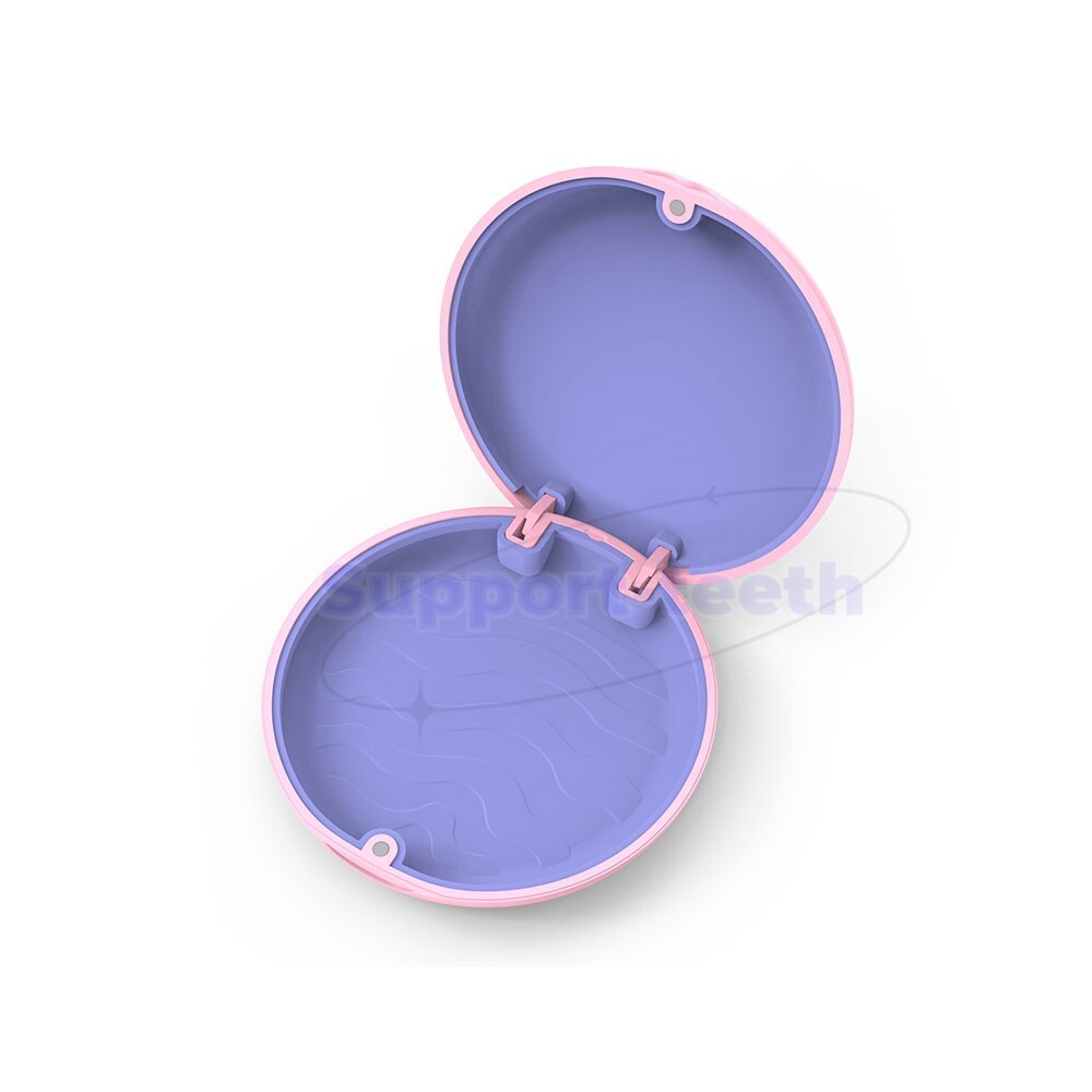 Dental Retainer Box Orthodontic Denture Storage Container Mouth Guard Organizer