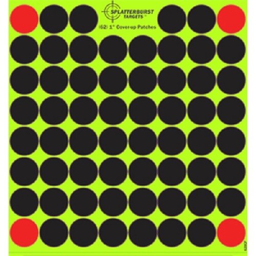 Splatterburst Targets 1” Cover-up Patches -10 sheets of 620 1" cover up patches