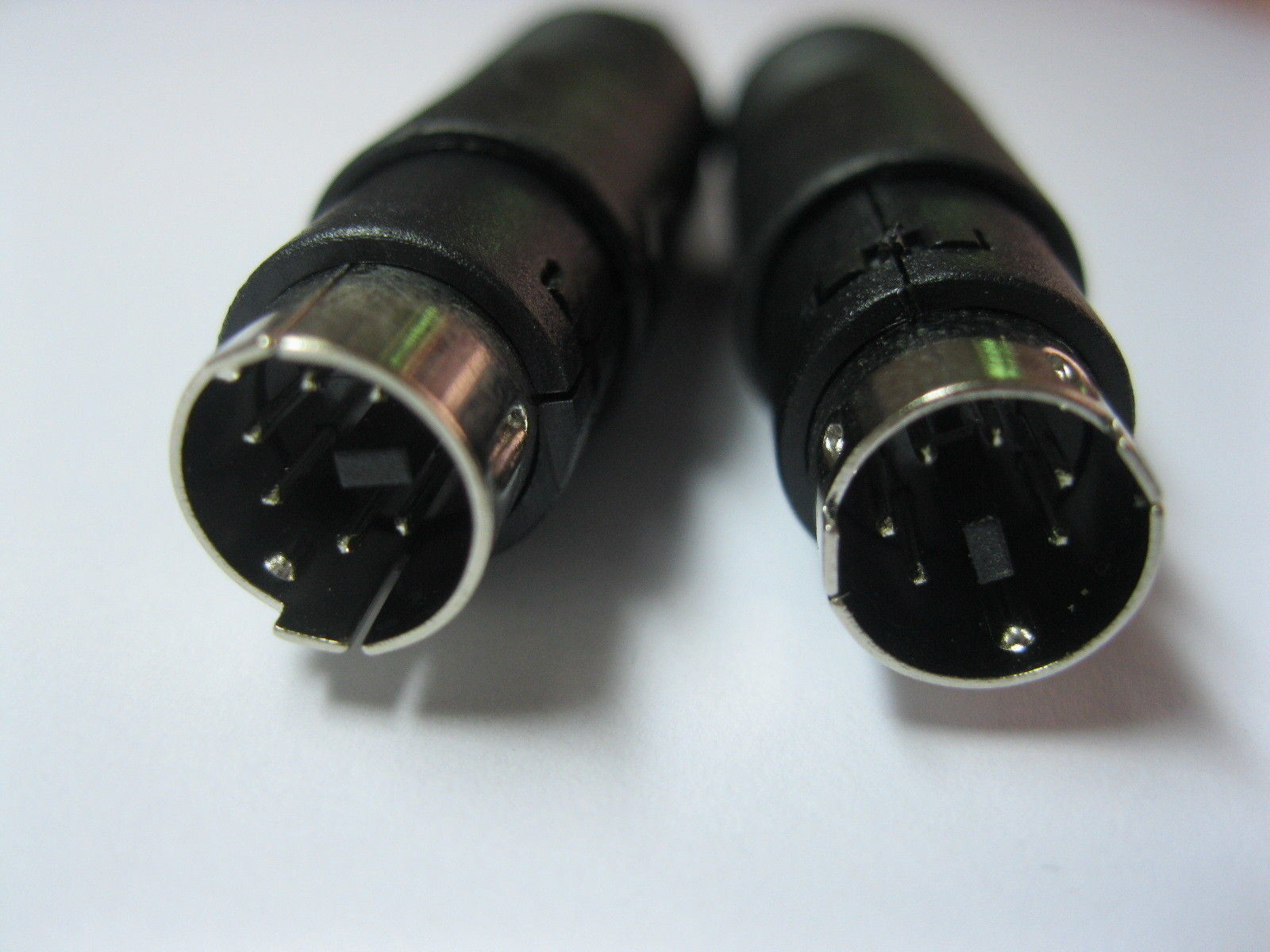 70 Pcs DIN Plug Male Connector 6 Pin Mini with Plastic Handle New