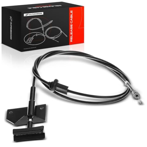 Front Hood Latch Release Cable with Handle Compatible with Chevrolet S10 1982