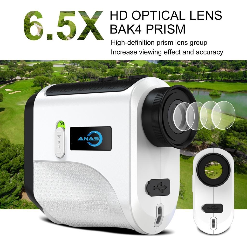 Golf Range Finder with Slope for Golfing Hunter - 6X Magnification High