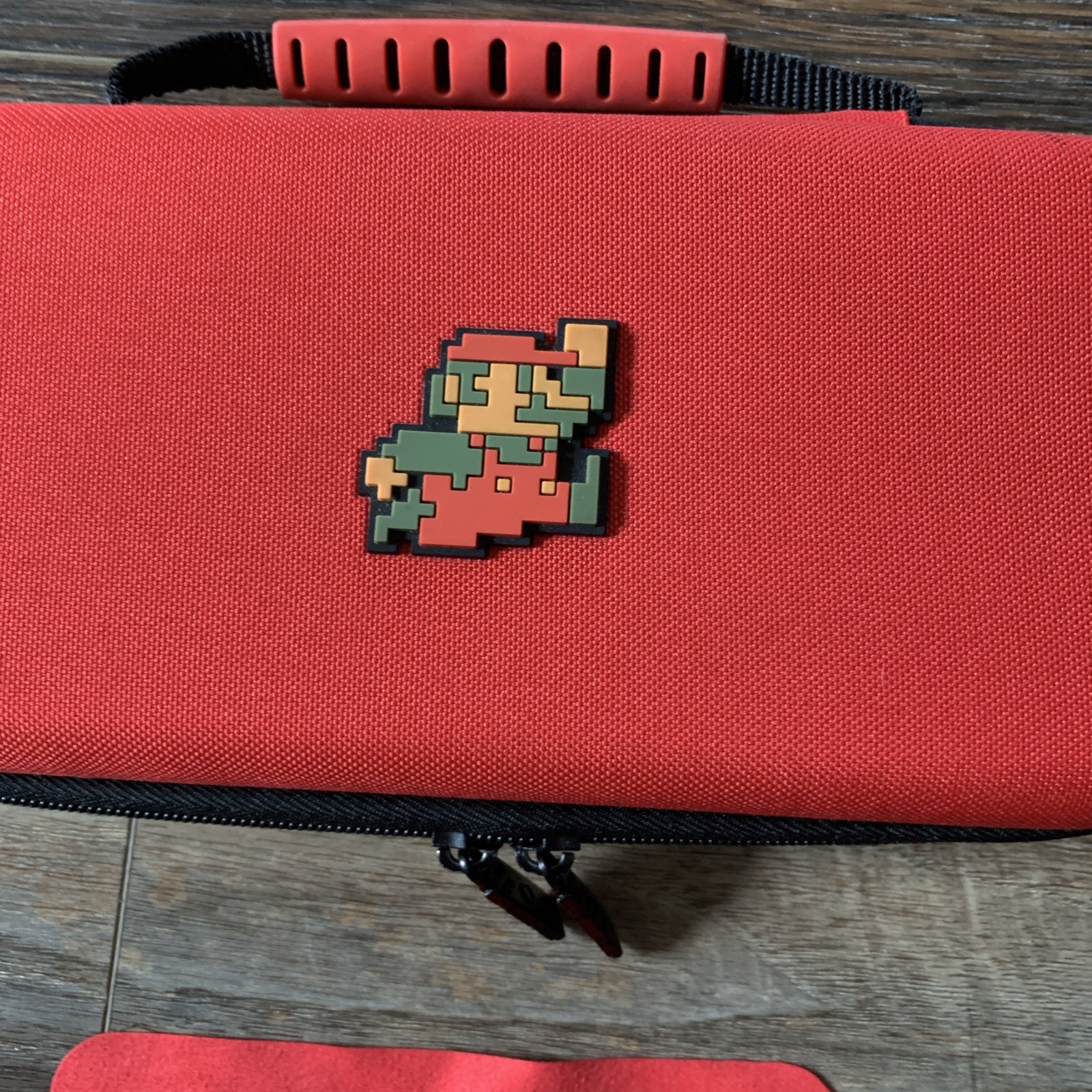 Nintendo Switch Super Mario Carrying Case Holds Console & Games Cartridges
