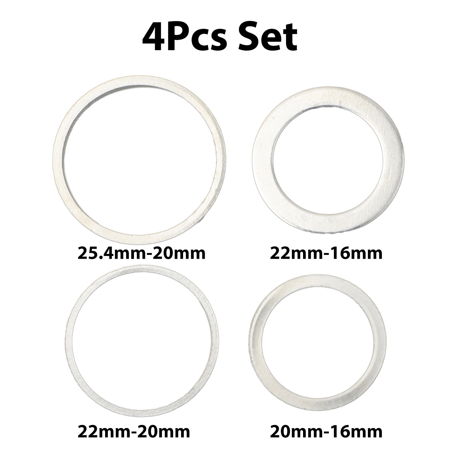 Saw Ring Circular 4 Sizes Conversion Ring High Quality Metal Reduction Ring Set