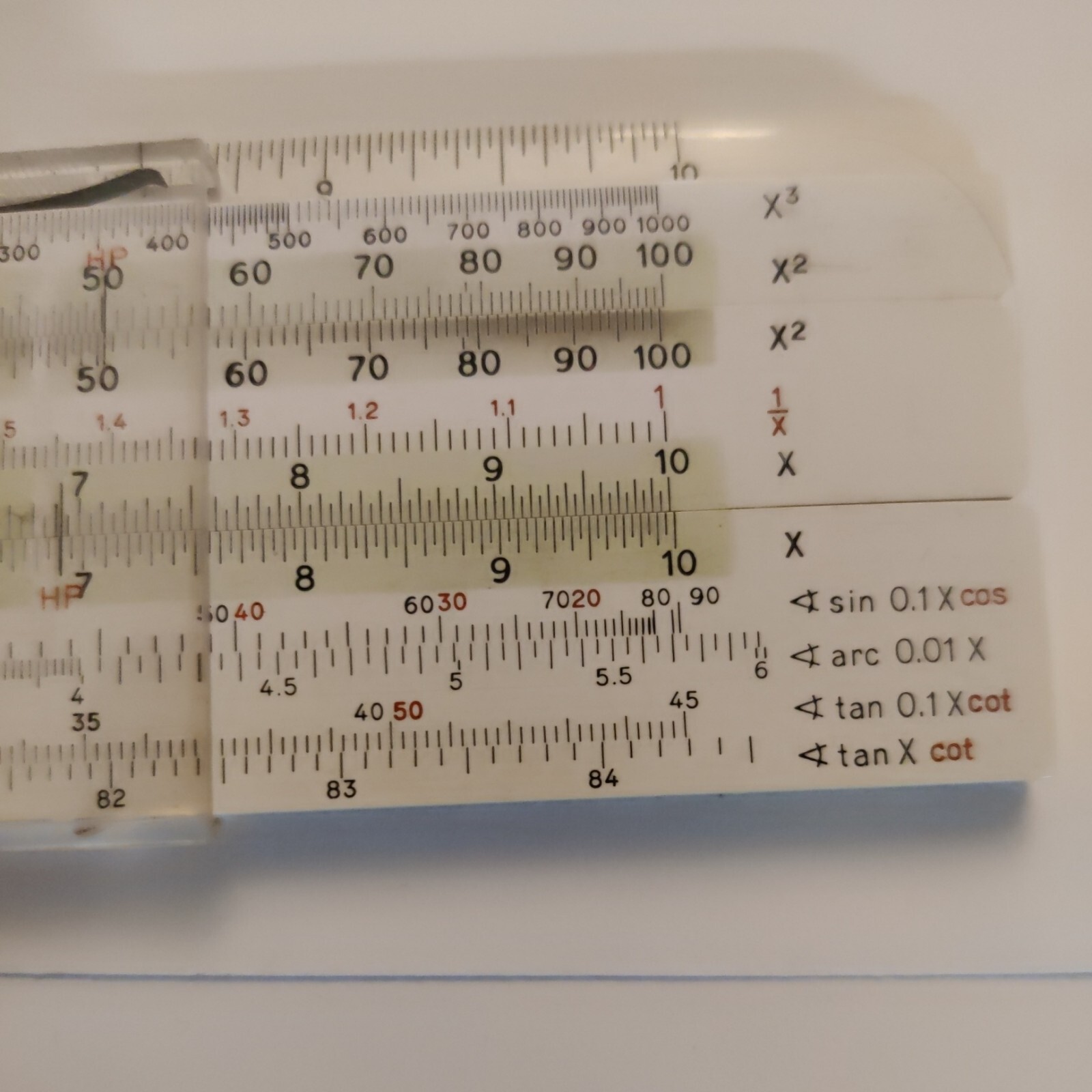 Vintage Slide Rule Faber Castell 57/89 with case & instructions