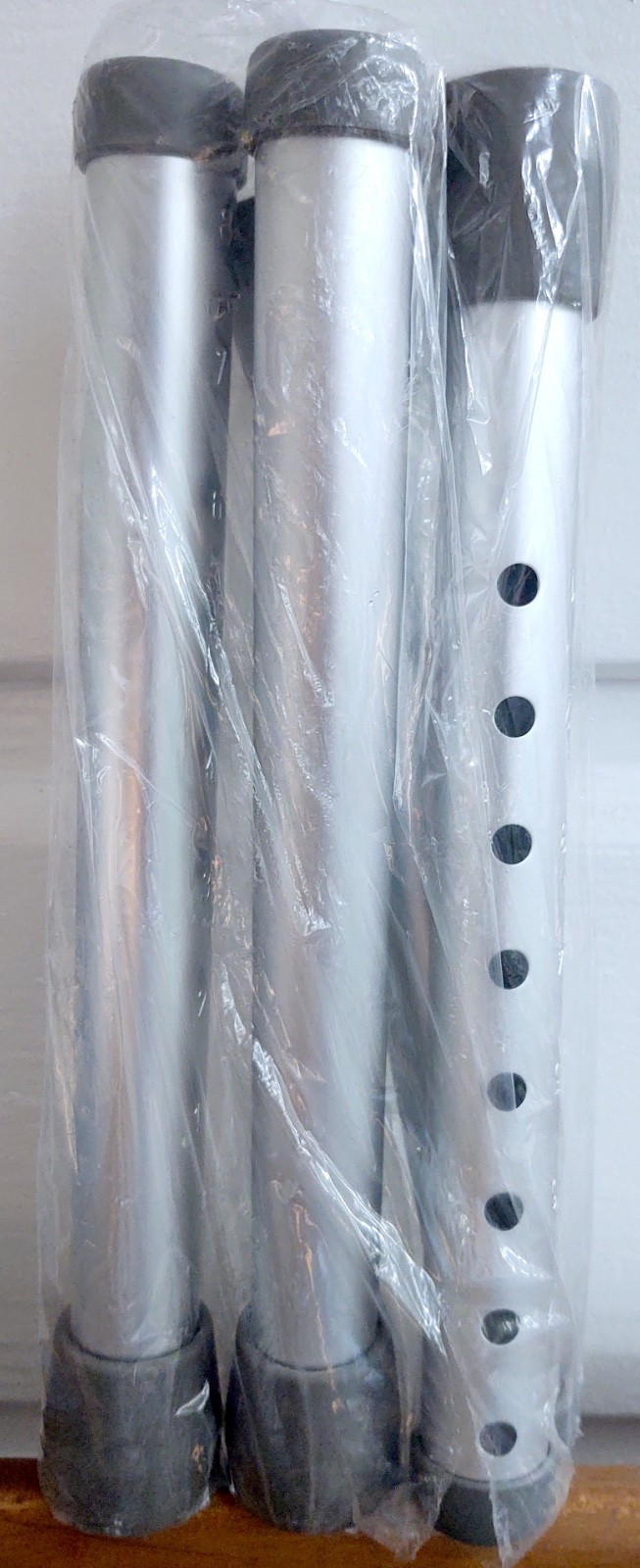 12" Walker Tall Extension Legs - Set of 4 Invacare 6275 10504 Aluminum