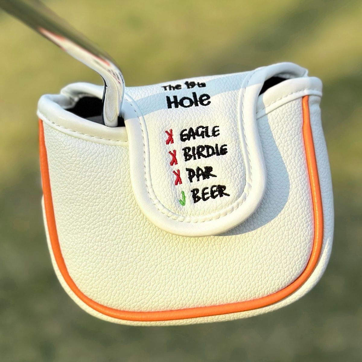 Lab DF3 Golf Putter Cover White Magnetic Closure