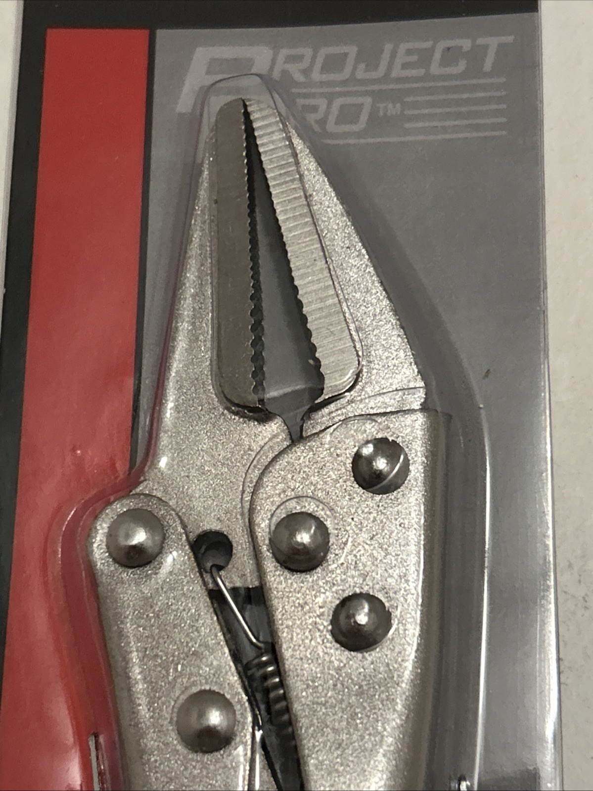 Project Pro 1424 6-1/2 Inch Long Nose Locking Pliers