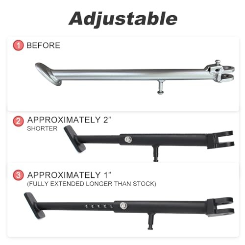 0-3 inch Adjustable Kickstand Fit for KLX300 2021-2023 / KLX250S 2009-2014 /