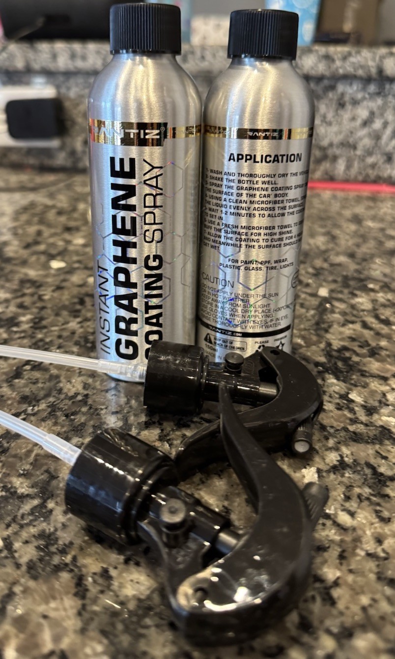 Instant Graphene Coating 2 Pack Spray Hydrophobic Paint Sealant *Special Price