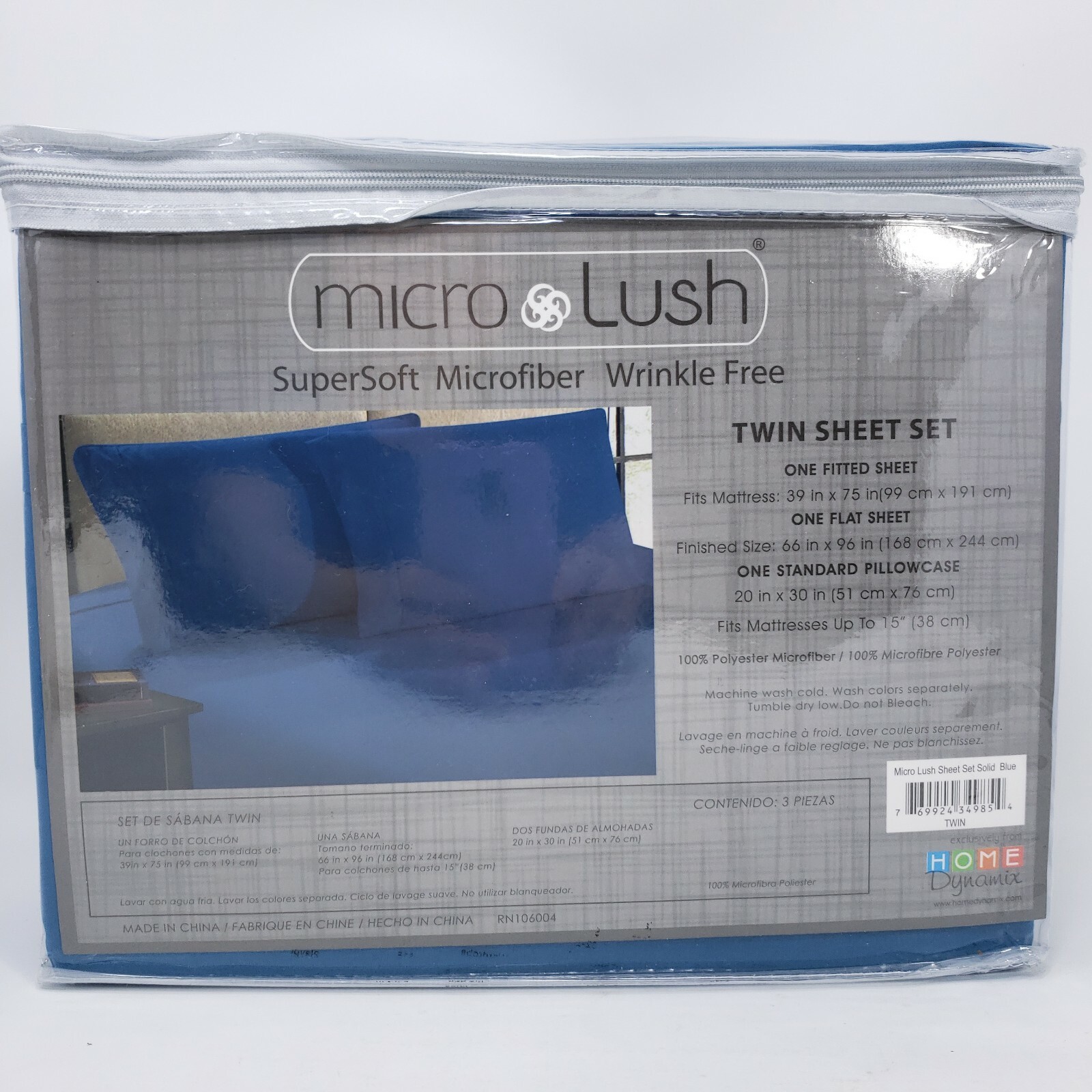 Micro Lush SuperSoft Microfiber Wrinkle Free Twin Sheet Set