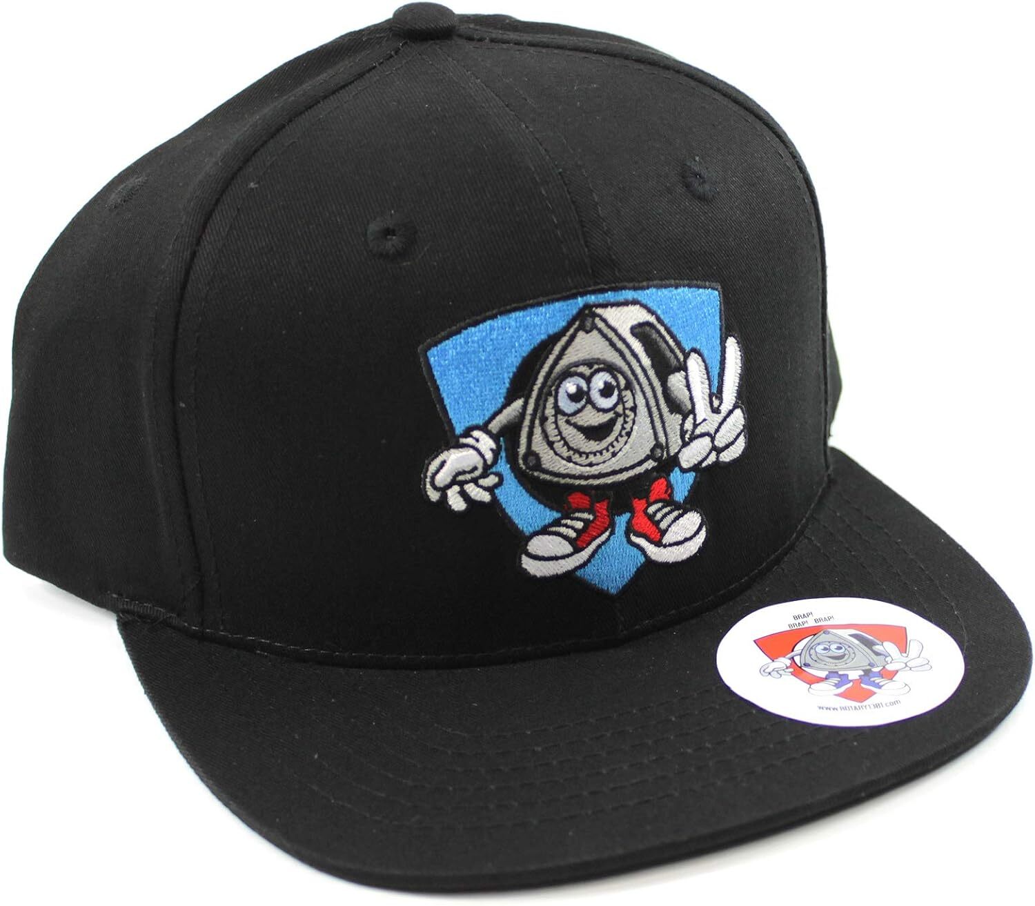 Felix RotorHead Baseball Cap - Flat Brim Black Hat for The Wankel Rotary...