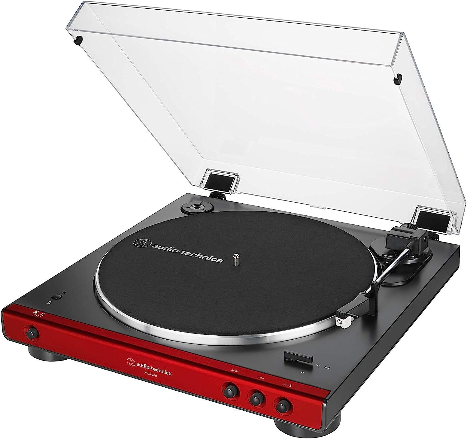 Audio-Technica AT-LP60XBT-RD Fully Automatic Wireless Belt-D