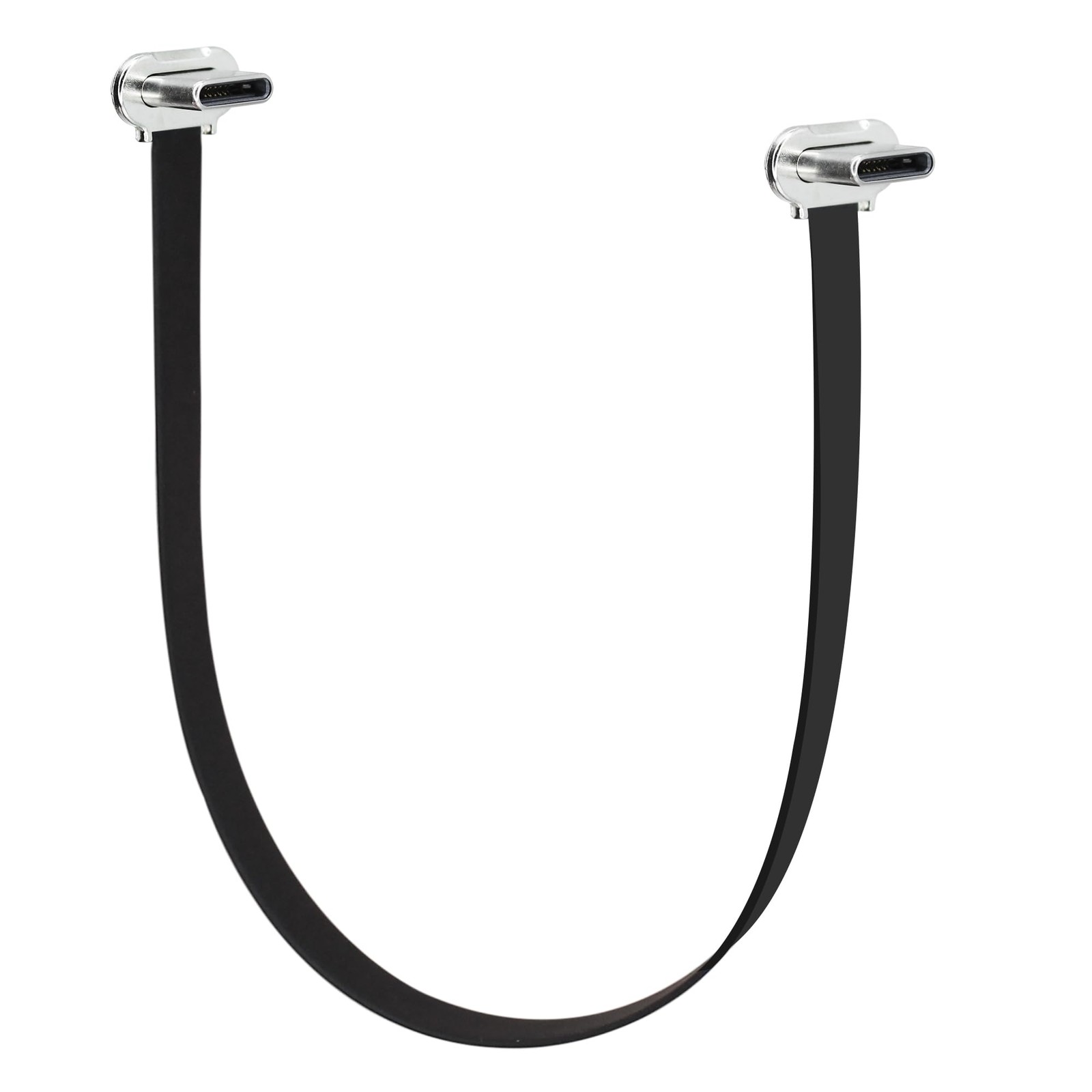 150mm/5.9in 90 Degree Dual Angle USB C Male To Male PD 65W Fast Charge Cord