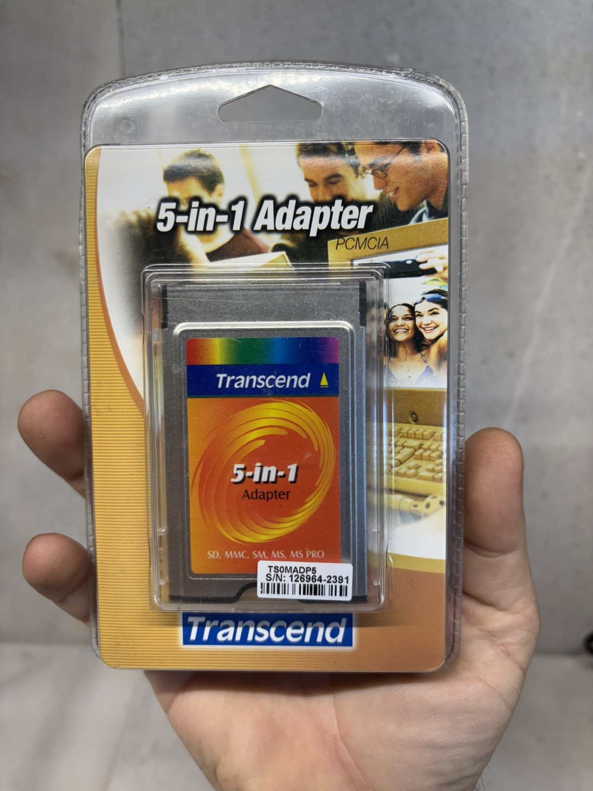TRANSCEND 5 in 1 Adapter TS0MADP5 + Compact Flash Adapter TS0MCF2PC