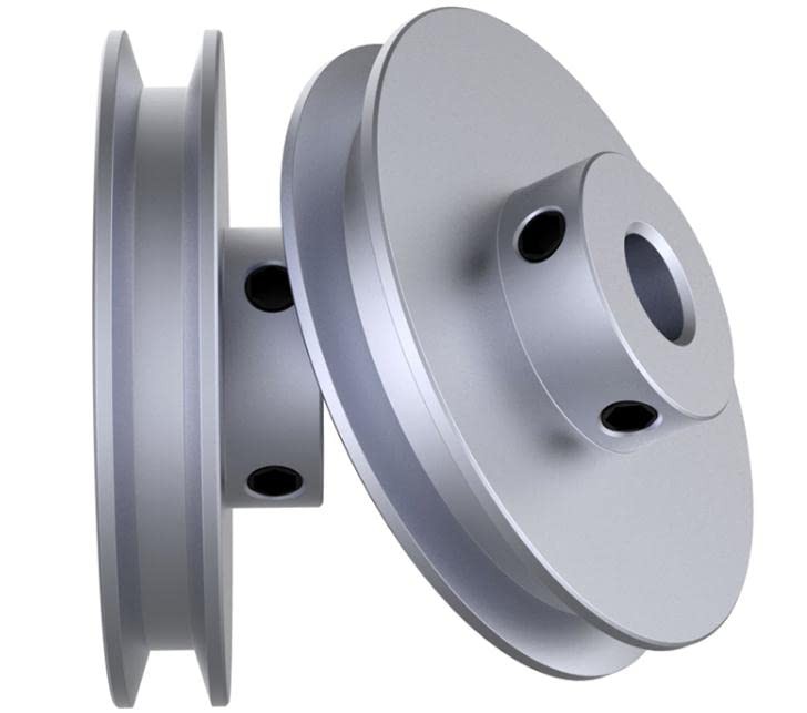 Outer Diameter 80mm Single Groove Pulley 16mm Fixed Bore For Drilling Machine