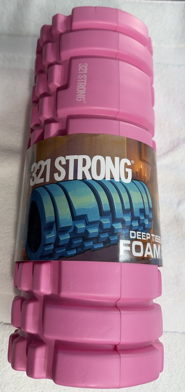 321 Strong Foam Roller - Medium Density Deep Tissue Massager  & Myofascial