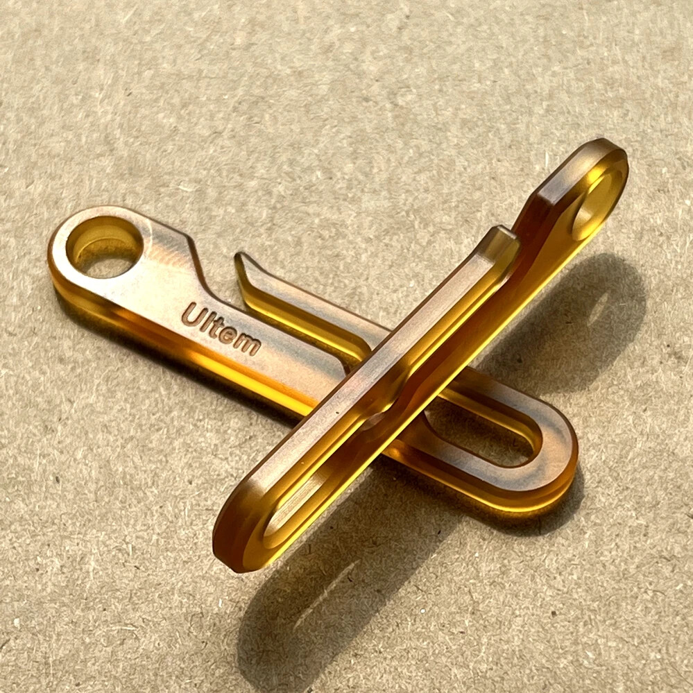EDC Ultem PEI Key ring Keychain Car Pendant EDC Outdoor Tool