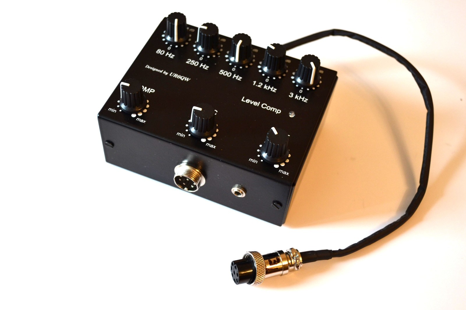 Microphone Sound Compressor Equalizer YAESU Radio 8pin mic transceiver FT- FTDX-