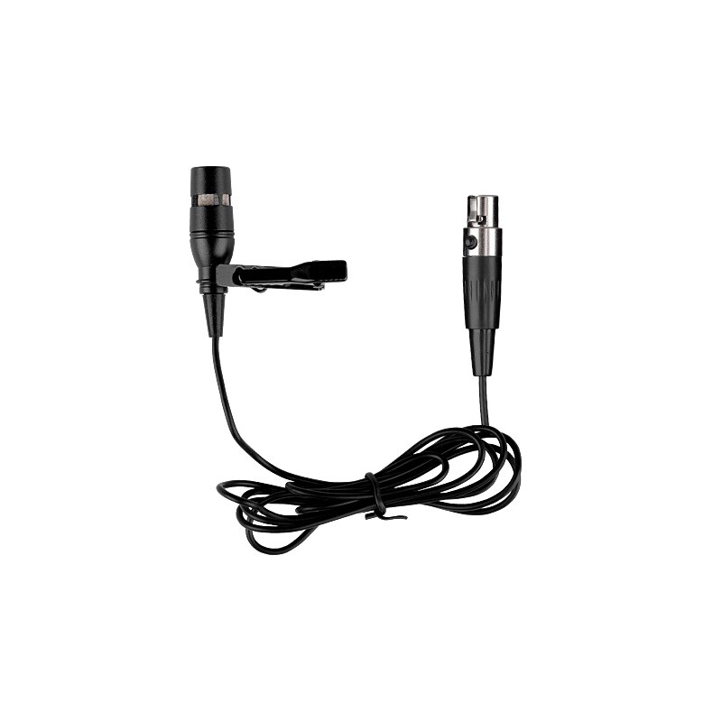 Lapel mic for Shure QLXD1 Bodypack Transmitter Unidirectional 4 Pinx xlr Black