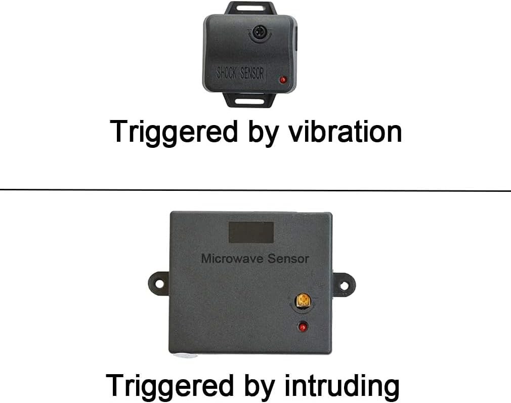 Smart Antitheft Car Alarm System with 110dB Siren & Central Lock Automation