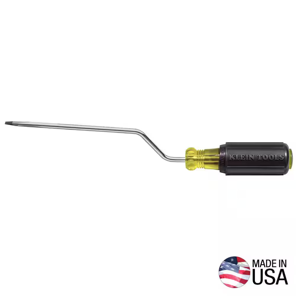 3/16 In. Cabinet-Tip Rapi-Drive Flat Head Screwdriver with 6 In. round Shank