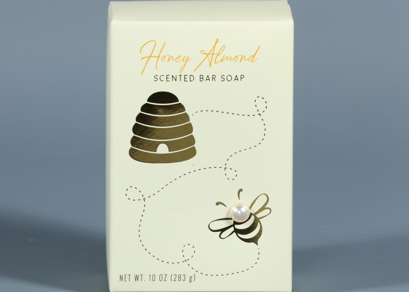 COMMONWEALTH S&T. CST HONEY ALMOND Scented Bar Soap 10oz. Pearl Bee Box