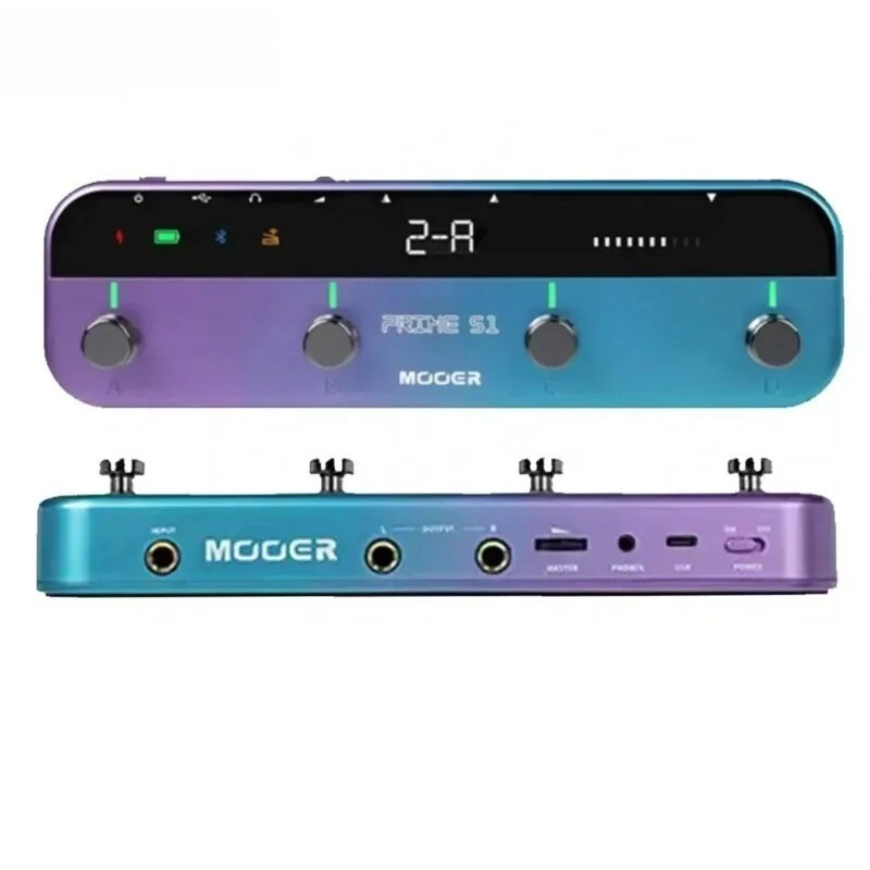 Guitar Pedal Effector with 128Guitar Effects Drum Machine Tuner LOOPER Bluetooth