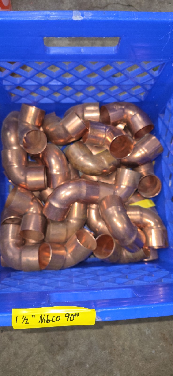 Nibco 907 1-1/2" CXC WROT COPPER 90°